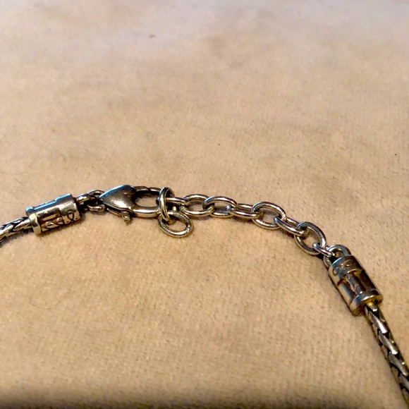 Retired Vintage HTF Brighton heart bar chocker necklace - Picture 3 of 12